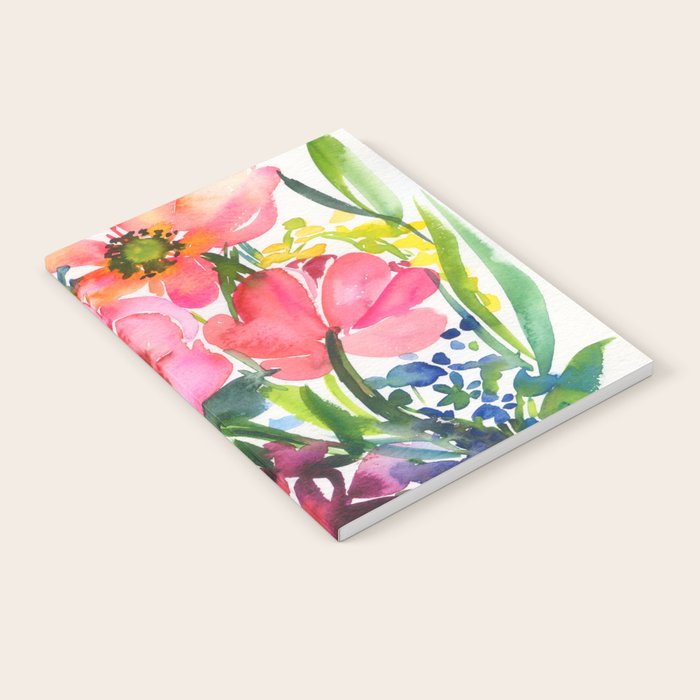 my floral garden in watercolor Notebook Gallery Image 2