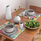 my floral garden in watercolor Placemat Gallery Image 2