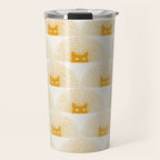 Good Meowning Pattern Travel Mug Gallery Image 1
