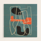 Organic Minimalist Layers 6 Wood Wall Art Gallery Image 1