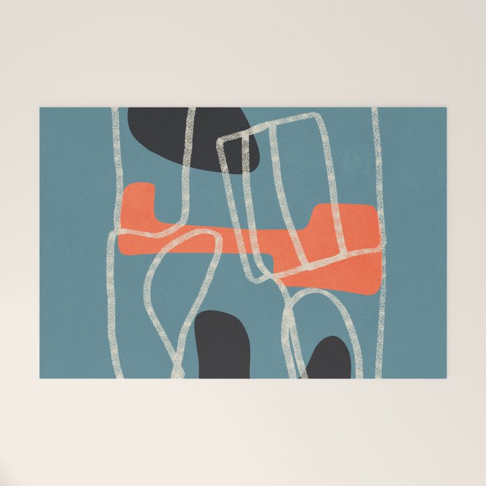 Organic Minimalist Layers 6 Welcome Mat Gallery Image 1