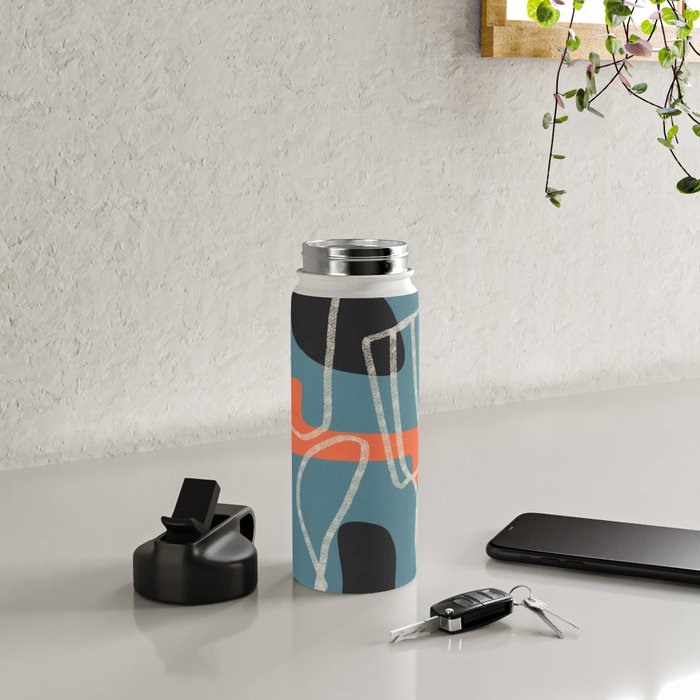Organic Minimalist Layers 6 Water Bottle Gallery Image 4