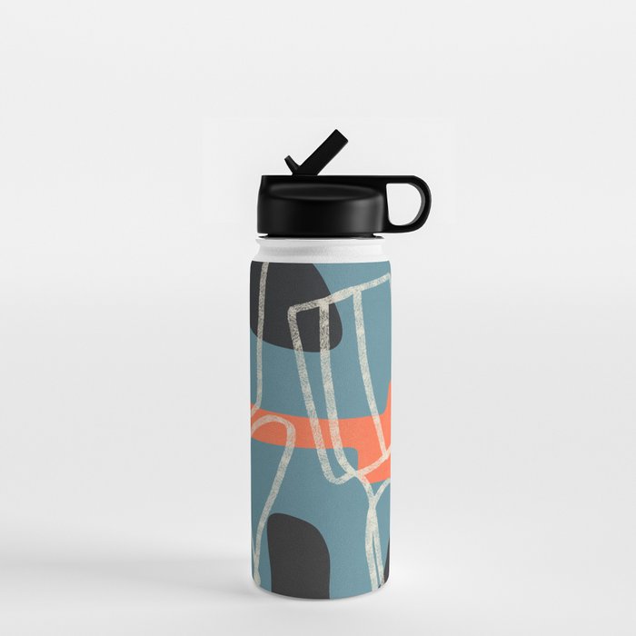 Organic Minimalist Layers 6 Water Bottle Gallery Image 1