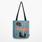 Organic Minimalist Layers 6 Tote Bag Gallery Image 2