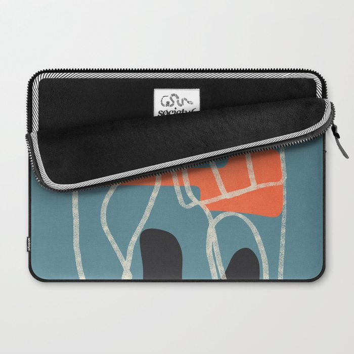 Organic Minimalist Layers 6 Laptop Sleeve Gallery Image 2
