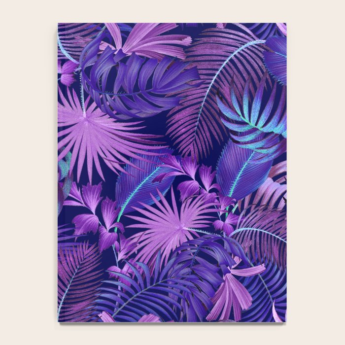 Tropical Leaf Pattern Notebook Gallery Image 4