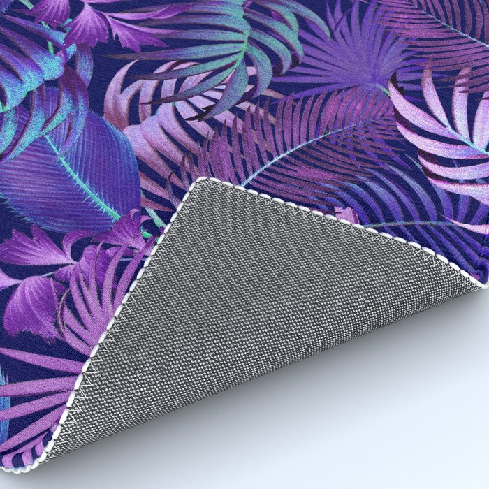 Tropical Leaf Pattern Rug Gallery Image 4