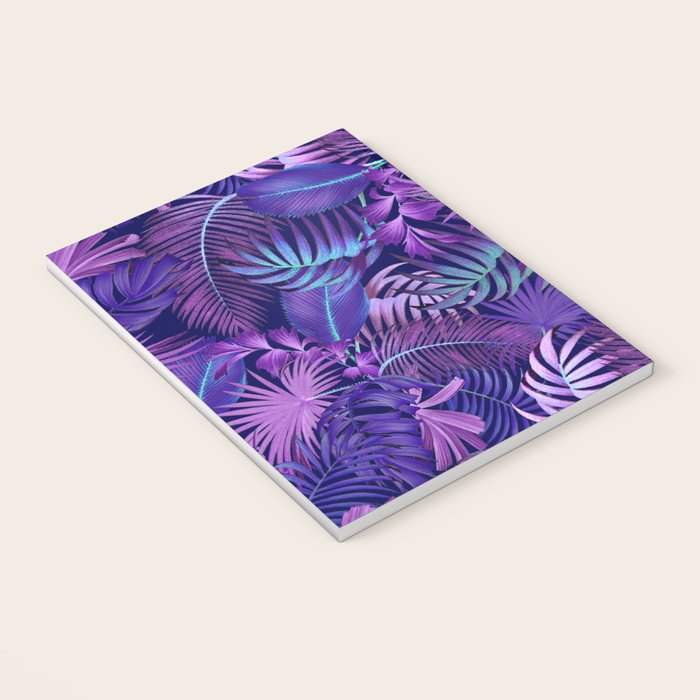 Tropical Leaf Pattern Notebook Gallery Image 3