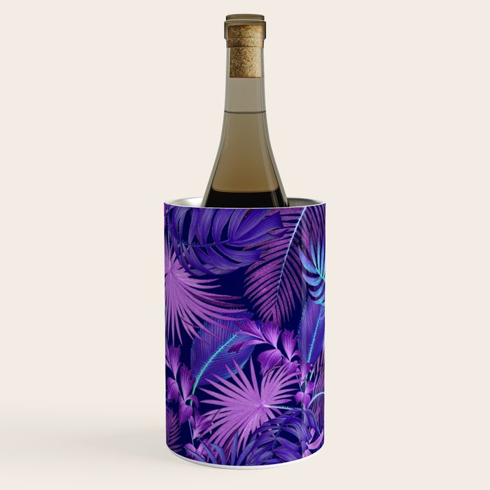 Tropical Leaf Pattern Wine Chiller Gallery Image 3