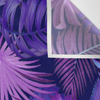 Tropical Leaf Pattern Wall Tapestry Gallery Image 3