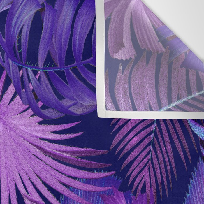 Tropical Leaf Pattern Wall Tapestry Gallery Image 3