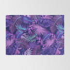 Tropical Leaf Pattern Rug Gallery Image 2
