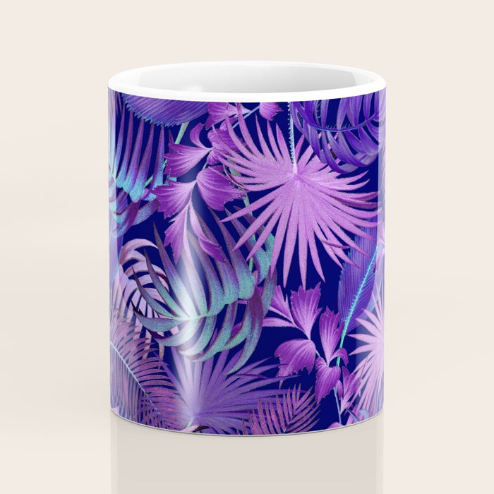 Tropical Leaf Pattern Coffee Mug Gallery Image 4
