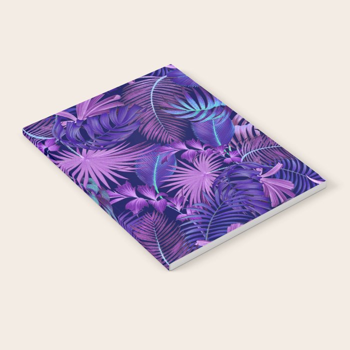 Tropical Leaf Pattern Notebook Gallery Image 1