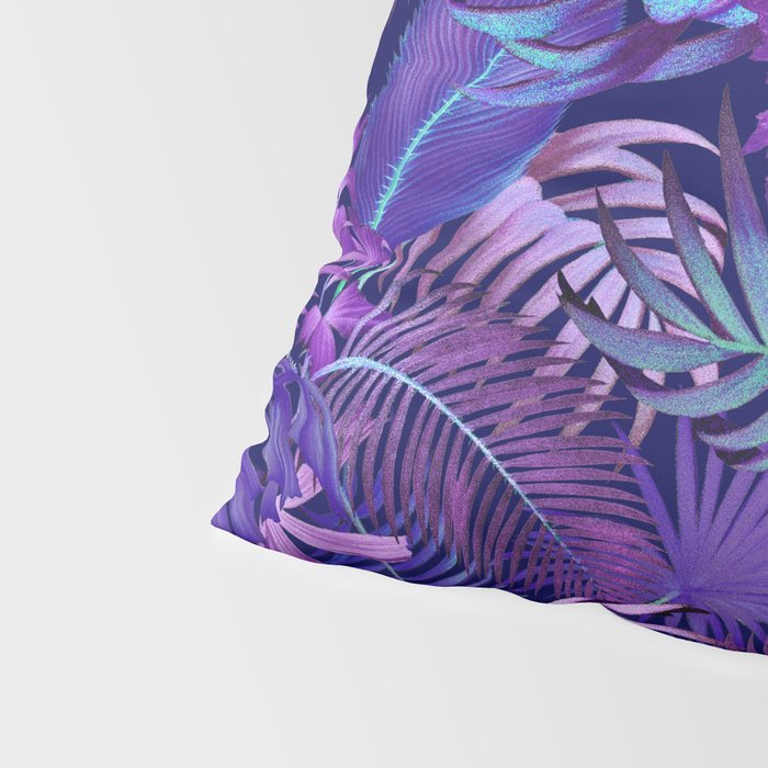Tropical Leaf Pattern Pillow Sham Gallery Image 4