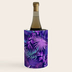 Tropical Leaf Pattern Wine Chiller Gallery Image 1