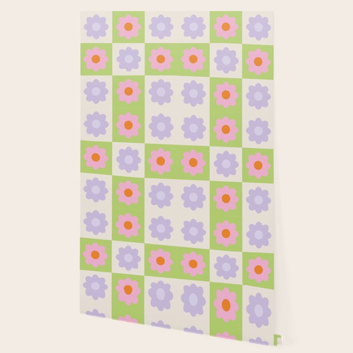 Retro Flower Pattern S Wallpaper Gallery Image 2