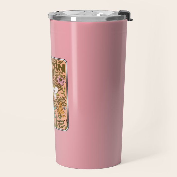 Michigan Wildflowers Travel Mug Gallery Image 2