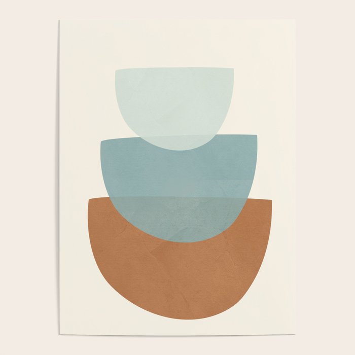 Azzurro Shapes No 56 Poster Gallery Image 4