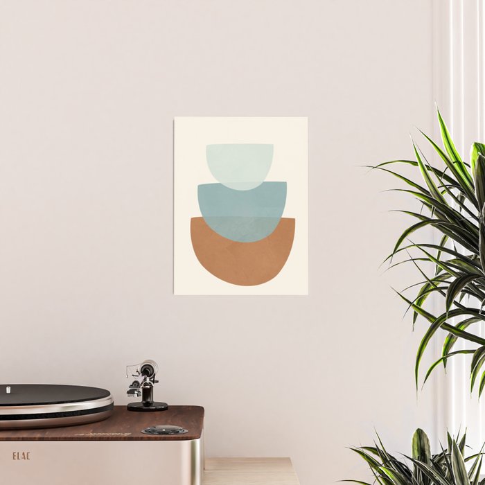 Azzurro Shapes No 56 Poster Gallery Image 2