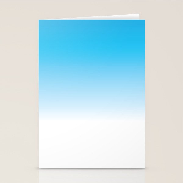 Winter Horizon on a Clear Day Stationery Card Gallery Image 1