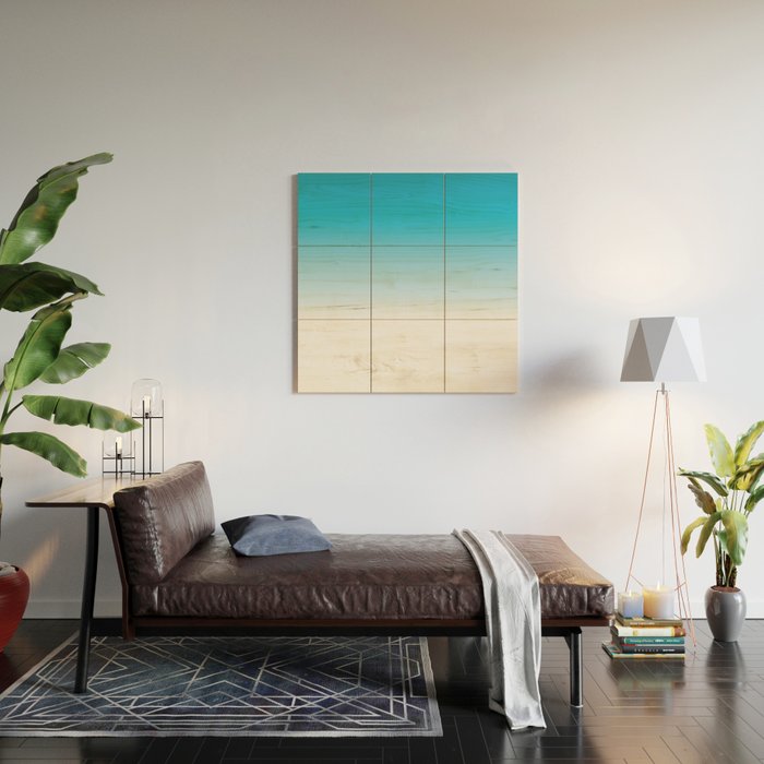 Winter Horizon on a Clear Day Wood Wall Art Gallery Image 2