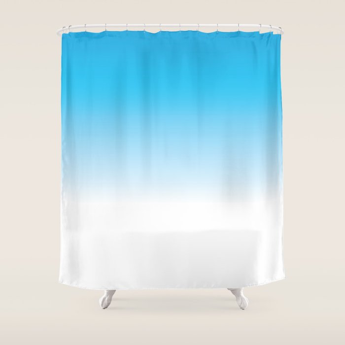 Winter Horizon on a Clear Day Shower Curtain Gallery Image 1