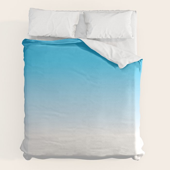 Winter Horizon on a Clear Day Duvet Cover Gallery Image 2