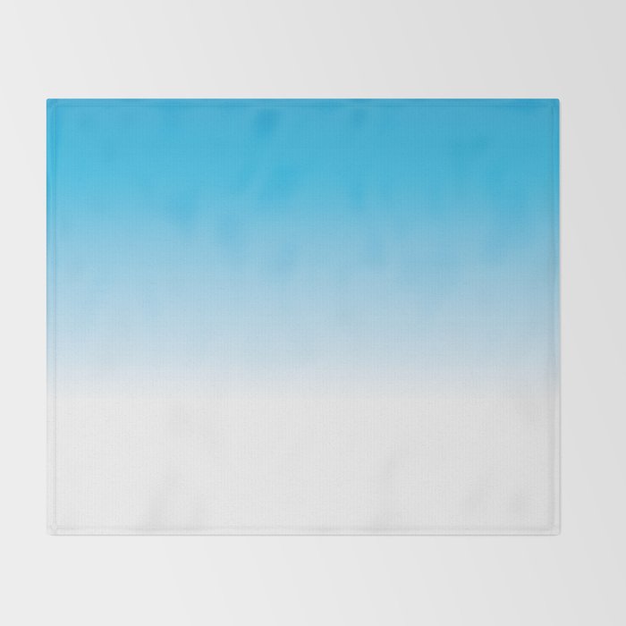 Winter Horizon on a Clear Day Throw Blanket Gallery Image 2