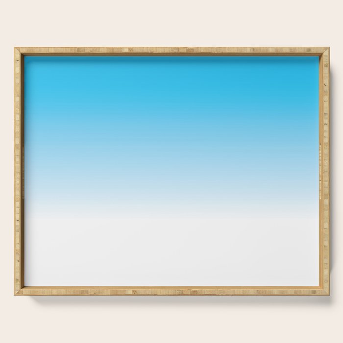 Winter Horizon on a Clear Day Serving Tray Gallery Image 1