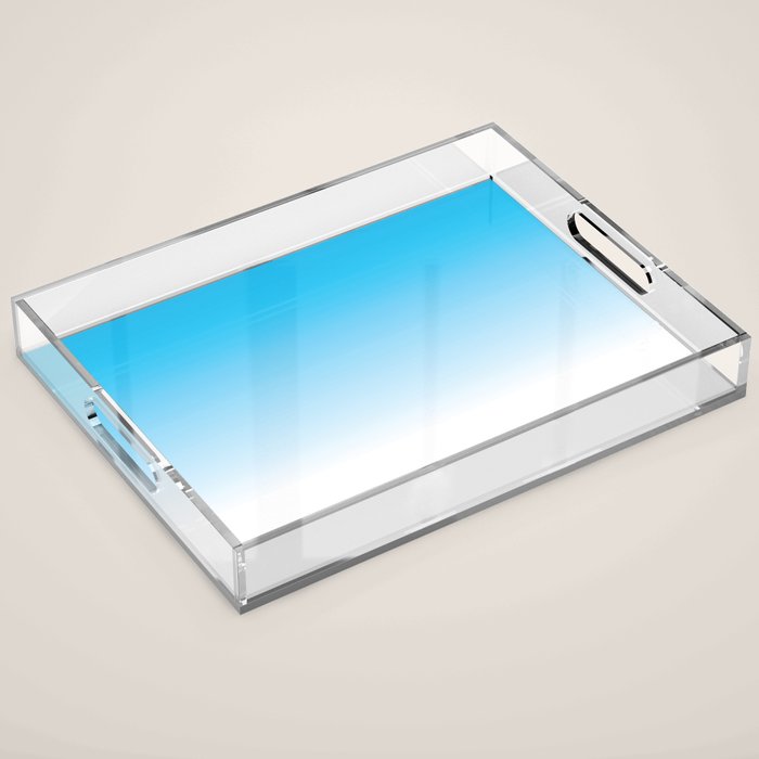 Winter Horizon on a Clear Day Acrylic Tray Gallery Image 1