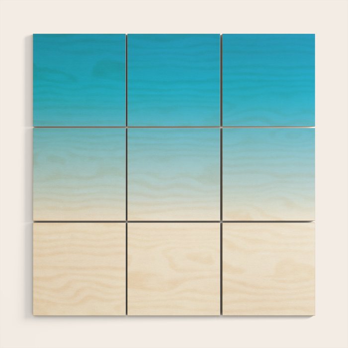 Winter Horizon on a Clear Day Wood Wall Art Gallery Image 1