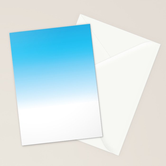 Winter Horizon on a Clear Day Stationery Card Gallery Image 2