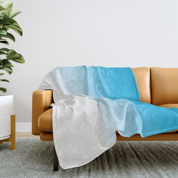 Winter Horizon on a Clear Day Throw Blanket Gallery Image 2
