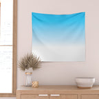 Winter Horizon on a Clear Day Wall Tapestry Gallery Image 2