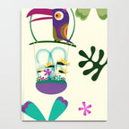 Vintage Modern Tiki Birds Notebook Gallery Image 4
