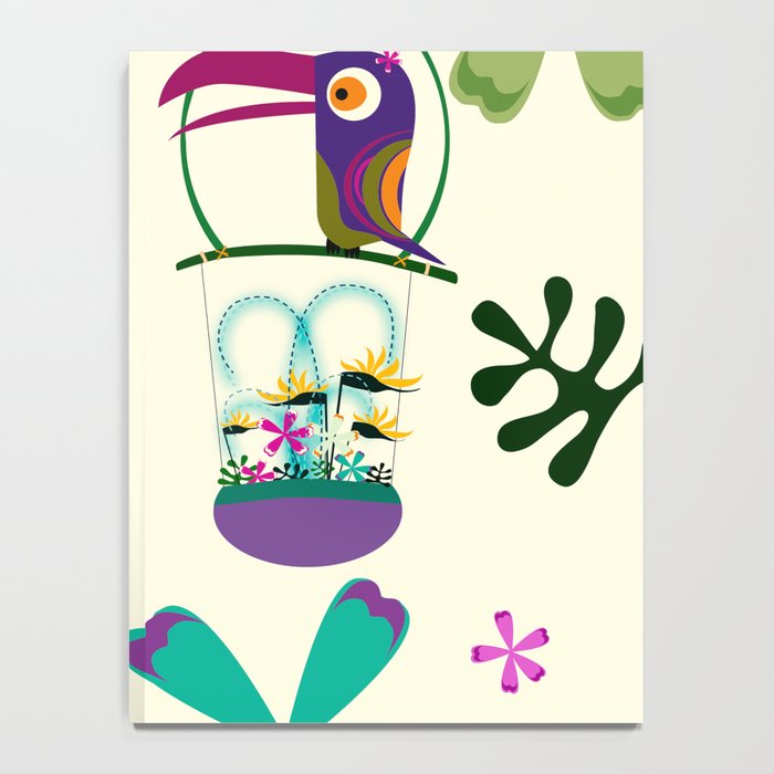 Vintage Modern Tiki Birds Notebook Gallery Image 4