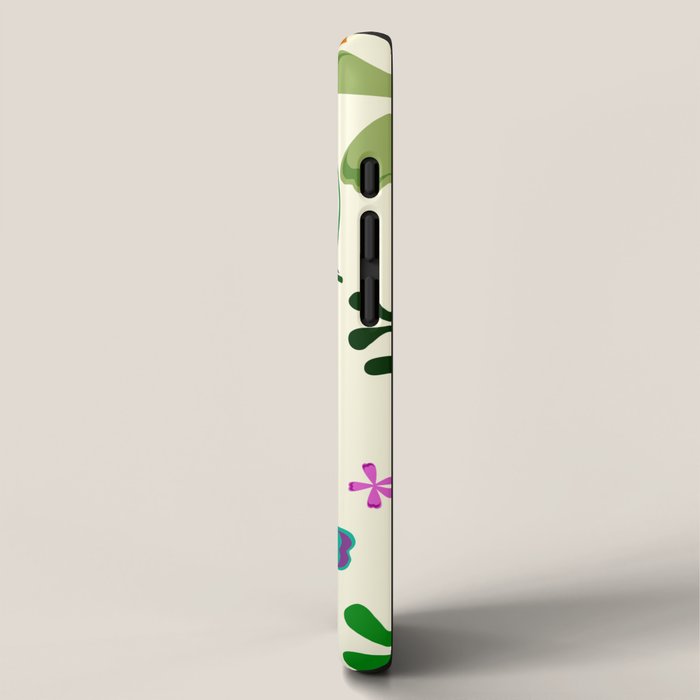 Vintage Modern Tiki Birds iPhone Case Gallery Image 2