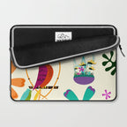 Vintage Modern Tiki Birds Laptop Sleeve Gallery Image 2