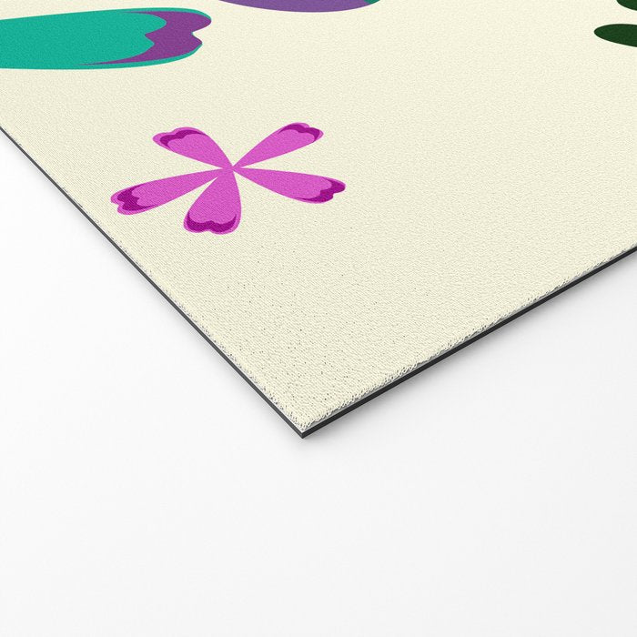 Vintage Modern Tiki Birds Welcome Mat Gallery Image 2