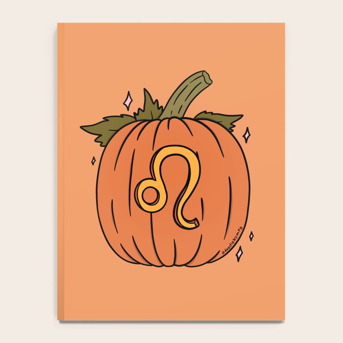 Leo Pumpkin Notebook Gallery Image 4