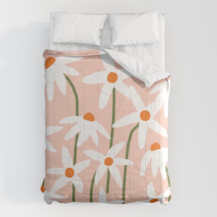 Flower Market - Echinacea #1 Comforter Gallery Image 1