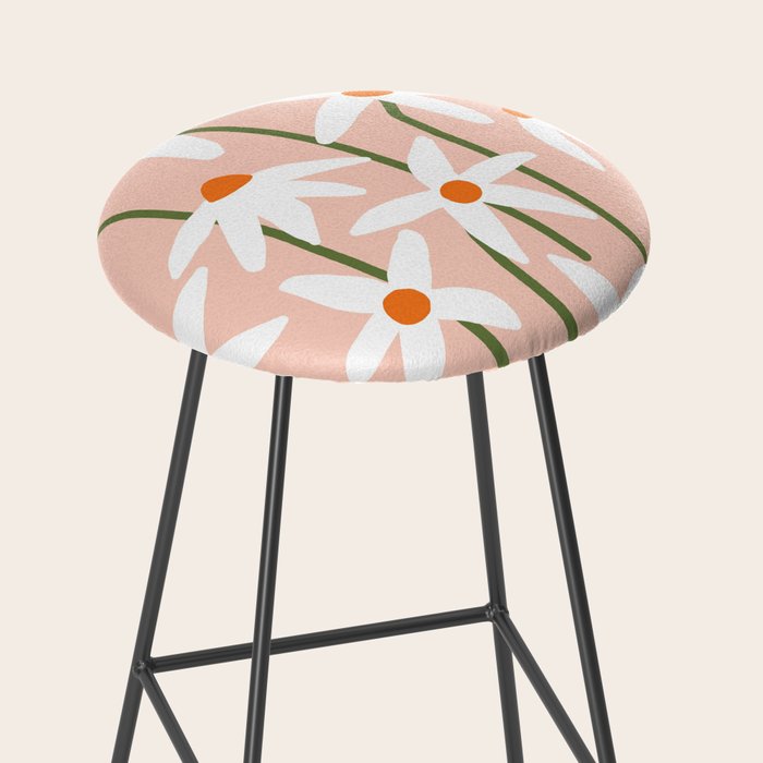 Flower Market - Echinacea #1 Stool Gallery Image 2