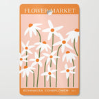 Flower Market - Echinacea #1 Cutting Board Gallery Image 1