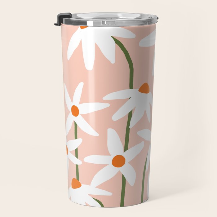Flower Market - Echinacea #1 Travel Mug Gallery Image 3