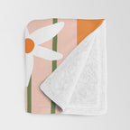 Flower Market - Echinacea #1 Throw Blanket Gallery Image 3