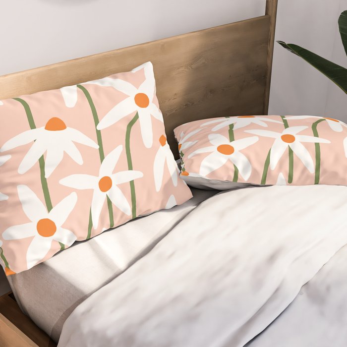 Flower Market - Echinacea #1 Pillow Sham Gallery Image 2