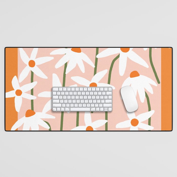 Flower Market - Echinacea #1 Desk Mat Gallery Image 1