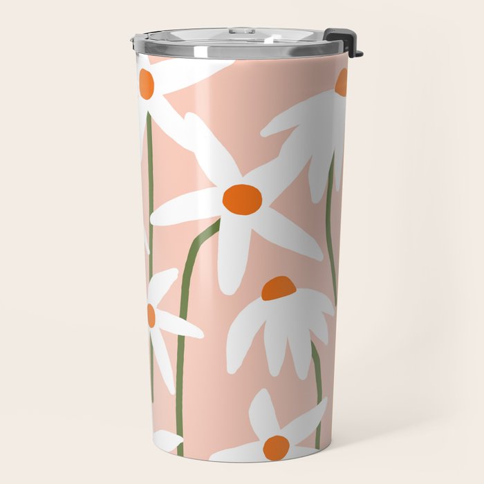 Flower Market - Echinacea #1 Travel Mug Gallery Image 2
