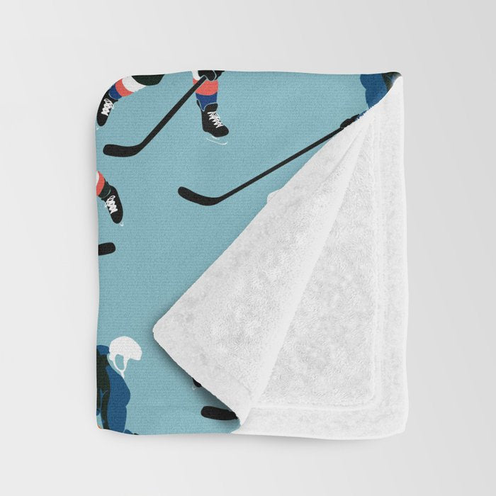 hockey Throw Blanket Gallery Image 3